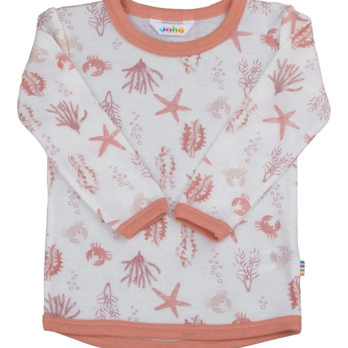 Outlet Aqua Flora genser i sommerull, Light pink Ullgensere Jente 3-10 År | Ullgensere Gutt 3-10 År