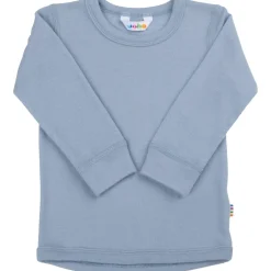 Online Aqua Flora genser i sommerull, Dusty blue Ullgensere Gutt 3-10 År | Ullgensere Gutt