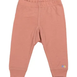 Outlet Aqua Flora leggings i sommerull, Salmon Ullbukser Baby | Bukser & Tights Jente
