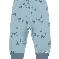 Outlet Fox leggings i ull/bomull, Blue Ullbukser Gutt 3-10 År | Ullbukser Baby