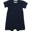 Outlet kortermet romper til baby, Navy Rompere & Jumpsuits Baby Jente | Heldresser & Pyjamaser Jente