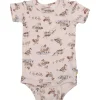Best Lake kortermet body i bambus, Pink Kortermet Baby Jente | Bodyer Baby Jente
