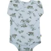 Outlet Lake omslagsbody i bambus, Light blue Bodyer Baby Jente | Bodyer Baby Gutt