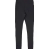 Outlet leggings i ull/silke til barn, black Ullbukser 8-16 År | Ullbukser Gutt 3-10 År