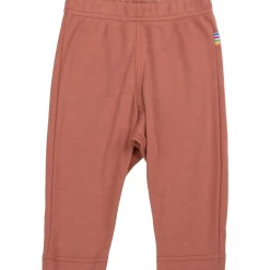 Outlet Poppy & Mill leggings i bambus, Red/Brown Bukser & Tights Jente | Bukser & Tights Baby Jente