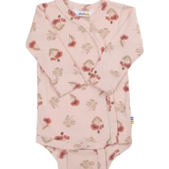 New Poppy & Mill omslagsbody i bambus, Pink Bodyer Baby Jente