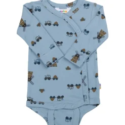 Best Poppy & Mill omslagsbody i bambus, Blue Bodyer Baby Jente | Bodyer Baby Gutt