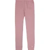 Fashion ribb leggings i merinoull, old rose Ullbukser 8-16 År | Ullbukser Gutt 3-10 År