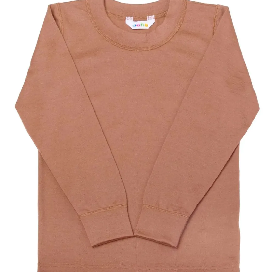 Fashion Single wool genser i ull, Red/brown Ullgensere 8-16 År | Ullgensere Jente 3-10 År