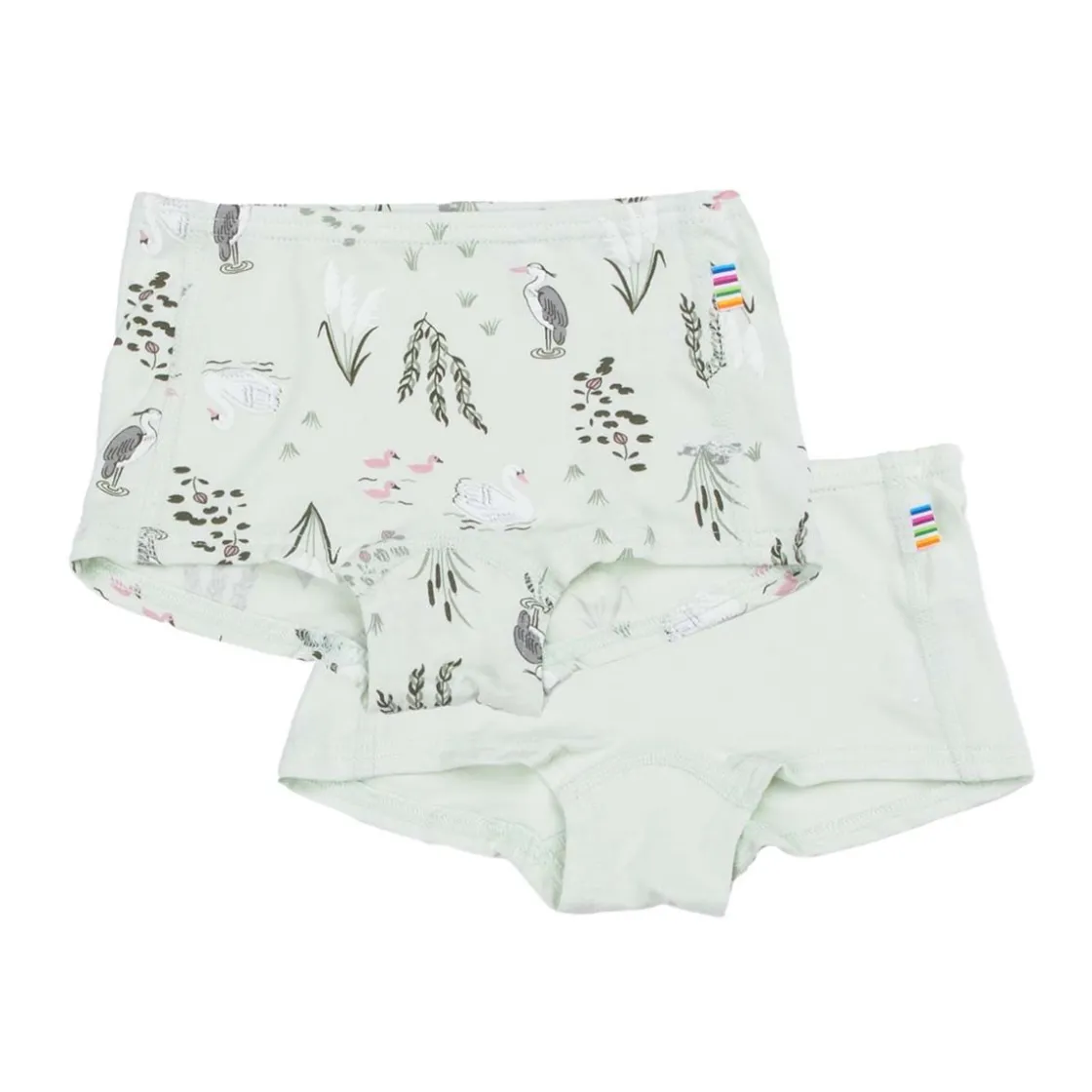 Sale Swan 2-pack hipster i bambus, Mint Undertøy Jente 8-16 År | Undertøy Jente