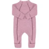 Hot ullfleece heldress til baby med glidelås, old rose Heldresser / Kjøredresser Baby | Heldresser & Pyjamaser Jente