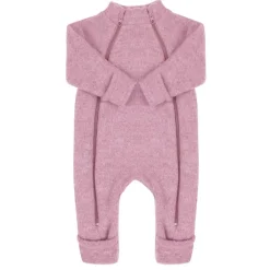 Hot ullfleece heldress til baby med glidelås, old rose Heldresser / Kjøredresser Baby | Heldresser & Pyjamaser Jente