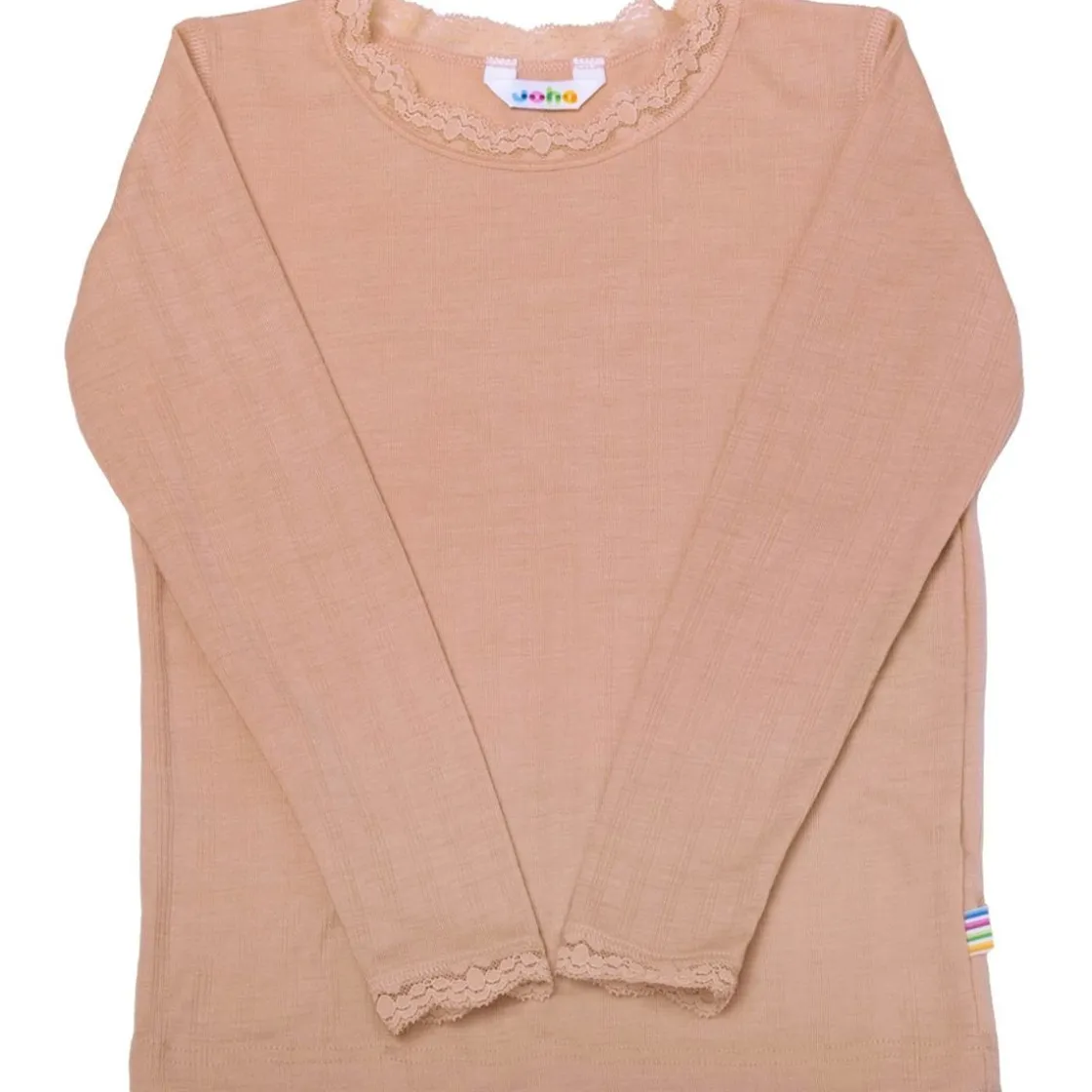 Fashion Ull/silke genser til barn, Peach Ullgensere 8-16 År | Ullgensere Jente 3-10 År