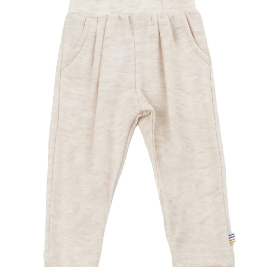 Outlet Wool melange bukse i ull, Creme Ullbukser Baby | Ullbukser Gutt 3-10 År
