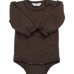 Fashion wool melange ullbody til jente, Drk. Brown Ullbody Og Ullgensere Baby | Ullbodyer Baby Jente