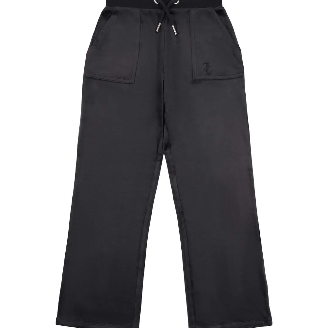 Sale Tonal velour joggebukse, jet black Bukser Jente 8-16 År | Bukser Baby Gutt