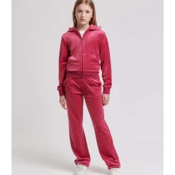 Online Tonal velour joggebukse, sangria Bukser Jente 8-16 År | Bukser Baby Gutt
