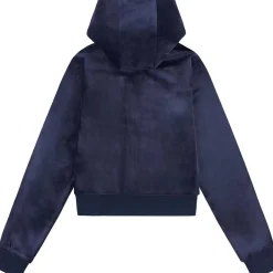 Sale Tonal velour hettejakke, night sky Gensere Jente 8-16 År | Gensere & Overdeler Gutt