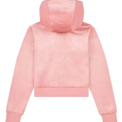 Clearance Tonal velour hettejakke, Peach Blossom Gensere Jente 8-16 År | Gensere & Overdeler Gutt