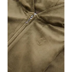 Sale Tonal velour hettejakke, tea leaf Gensere Jente 8-16 År | Gensere & Overdeler Gutt