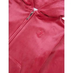 New Tonal velour hettejakke, sangria Gensere Jente 8-16 År | Gensere & Overdeler Gutt
