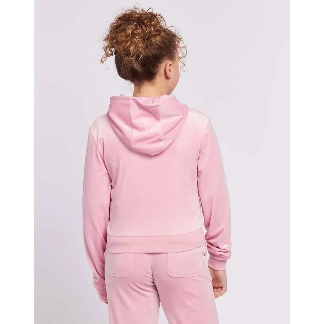 Online Tonal velour joggebukse, pink nectar Bukser Jente 8-16 År | Bukser Baby Gutt