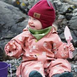 Fashion vinterlue m/refleks til baby, Aragon Rød Vinterluer Baby