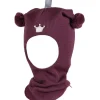 Online balaclava lue med krone, plomme Vinterluer Barn | Vinterluer Baby