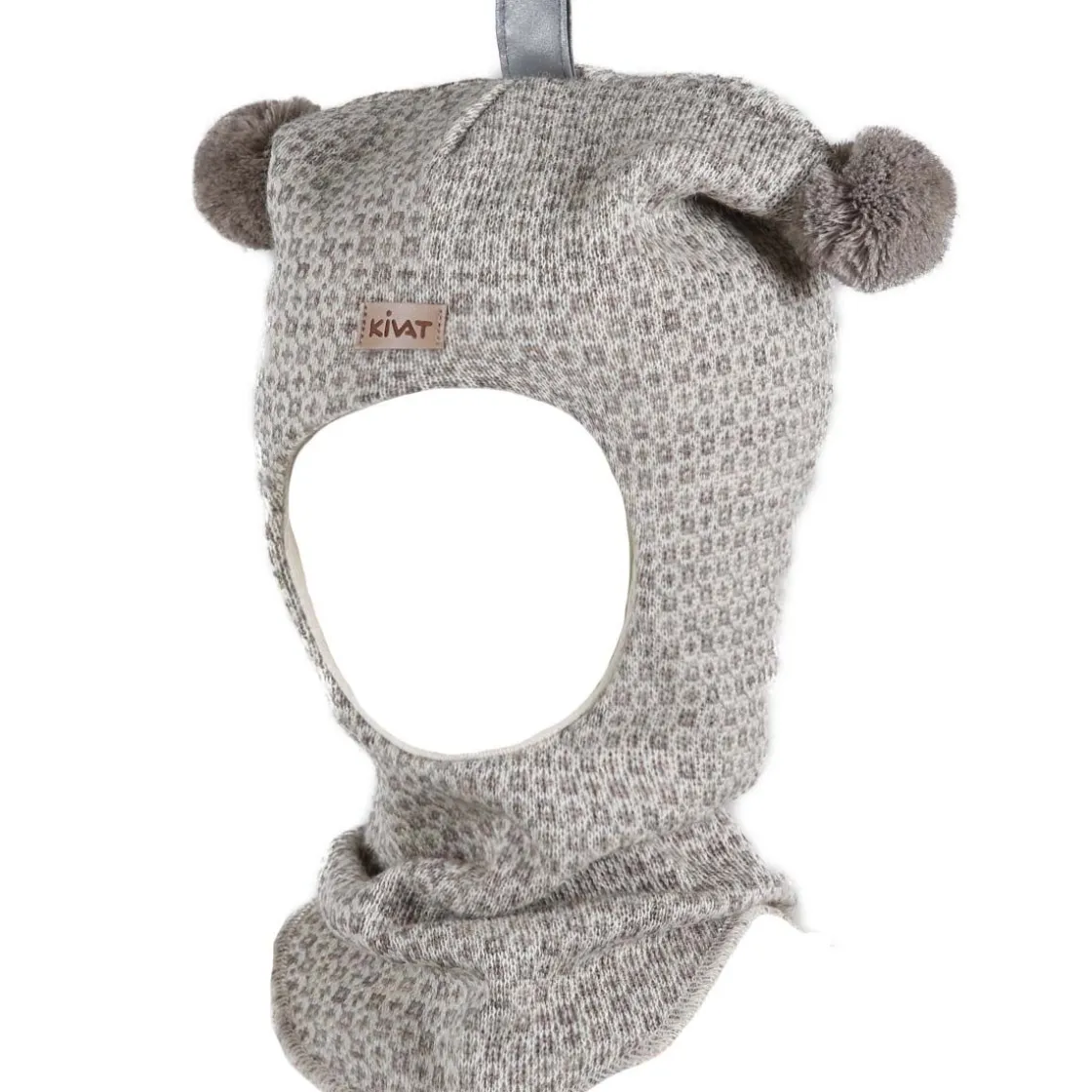 Sale balaclava lue med mønster, beige/creme Vinterluer Barn | Vinterluer Baby