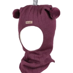 New balaclava lue med ribb, plomme Vinterluer Barn | Vinterluer Baby