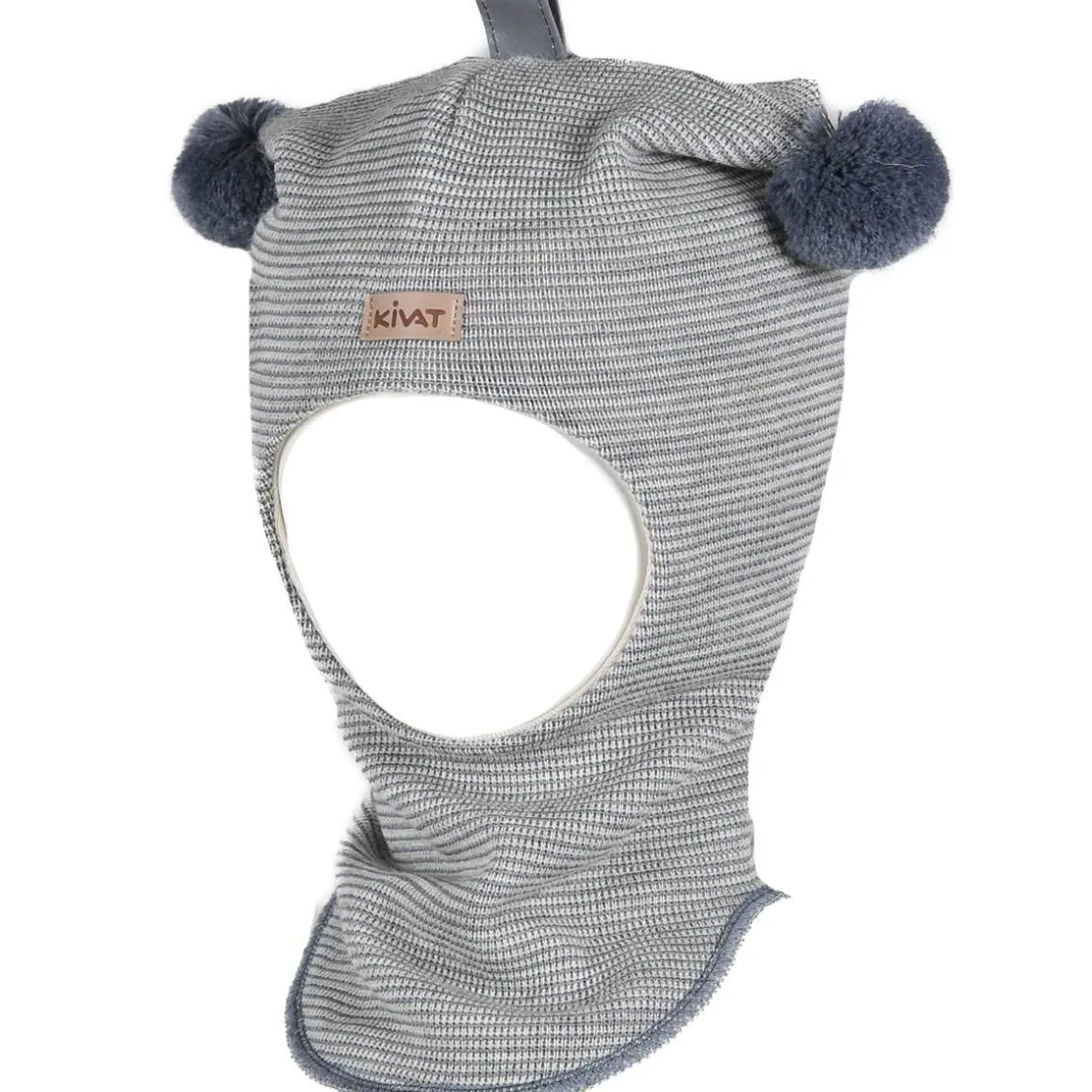 Fashion balaclava med tynne striper, dueblå Vinterluer Barn | Vinterluer Baby