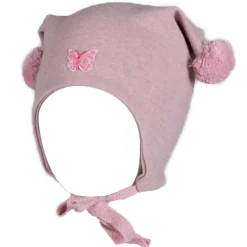 Sale cotwool vårlue til barn med sommerfugl, Soft Rosa Vår- Og Høstluer Barn | Vår- Og Høstluer Baby