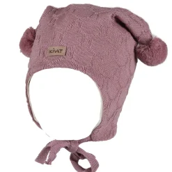 Sale vinterlue med kabelstrikk, old rose Vinterluer Barn | Vinterluer Baby