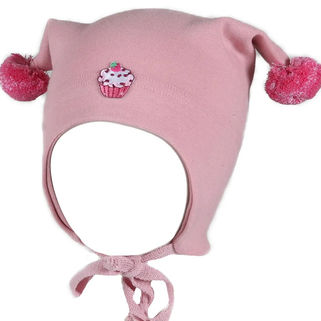 Sale vårlue til barn med cupcake, Lys Rosa Vår- Og Høstluer Barn | Vår- Og Høstluer Baby