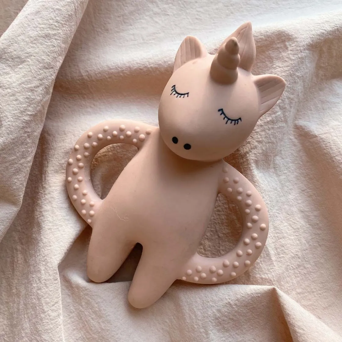 Fashion biteleke til baby, Rose Babyleker