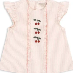 Hot Ellie t-skjorte til småbarn, Peony Stripe Penklær Jente | Penklær Baby Gutt