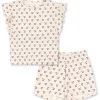 Clearance Frill shorts-sett til småbarn, Cherry Motif Penklær Jente | Penklær Baby Gutt