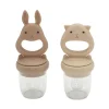 Clearance 2-pack feeder til baby, Bark/Shell Bestikk