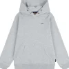 Hot Badge hettegenser til barn, vintage grey heather Gensere Gutt 8-16 År | Gensere & Overdeler Gutt