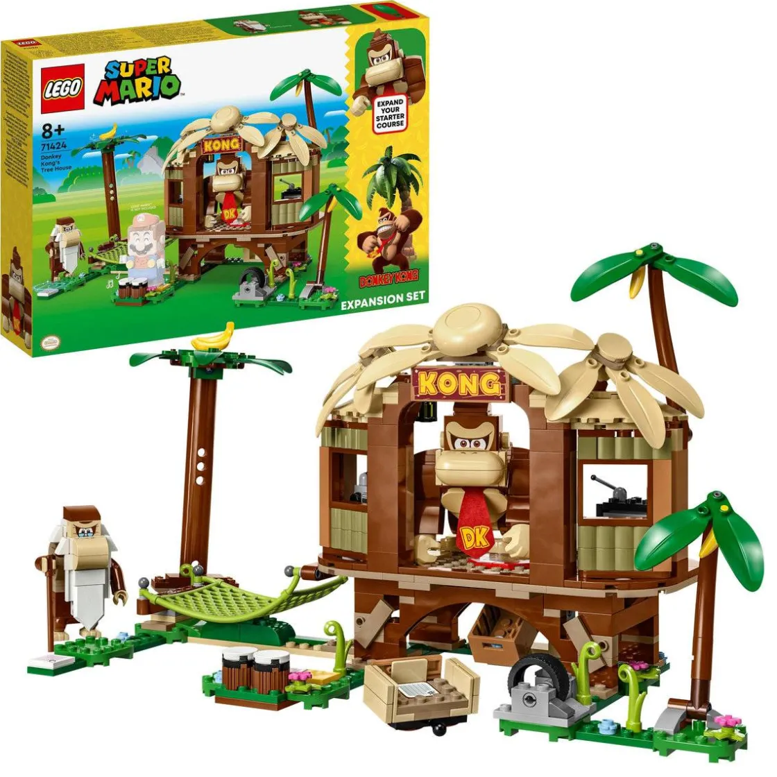 Hot Diddy Kongs trehytte – ekstrabanesett 8 år+ Lego