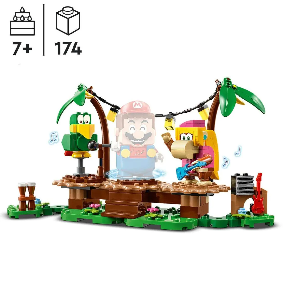 Hot Dixie Kongs Jungle Jam – ekstrabanesett 7 år+ Lego