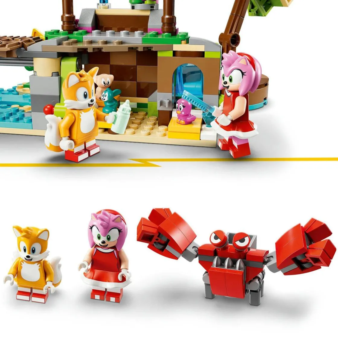 Discount Sonic Dyreredningsøya til Amy 7 år+ Lego