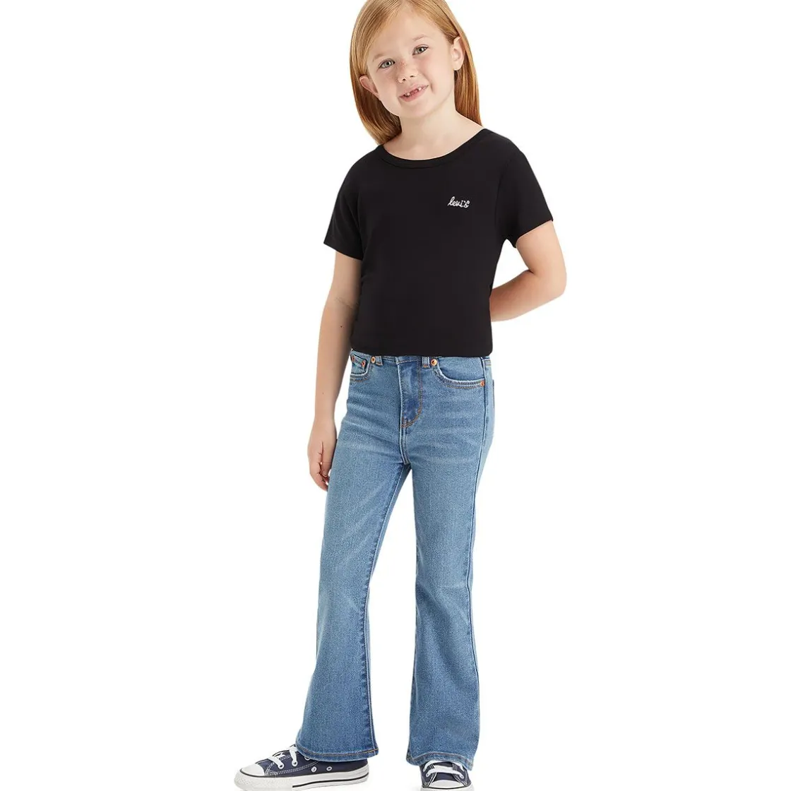 Fashion 726 High Rise Flare jeans til barn, Clean Getaway Bukser Jente 8-16 År | Bukser Baby Gutt