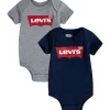 Sale 2-pack kortermet body, Grey Heather Bodyer Baby Jente | Bodyer Baby Gutt