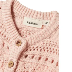Online Nbfdamia strikket cardigan til baby, Peach Whip Penklær Baby Jente | Penklær Baby Gutt