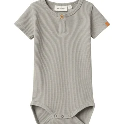 Best Nbmdiem kortermet body, Forest Fog Kort | Kortermet Baby Gutt