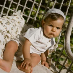 New Nbmdolan kortermet body, Turtledove Kort | Kortermet Baby Gutt