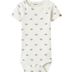 Clearance Nbmlavo kortermet body, Coconut Milk Kort | Kortermet Baby Gutt