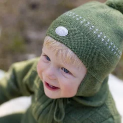 Sale Classic Lue, Oliven Vår- Og Høstluer Baby | Vinterluer Baby