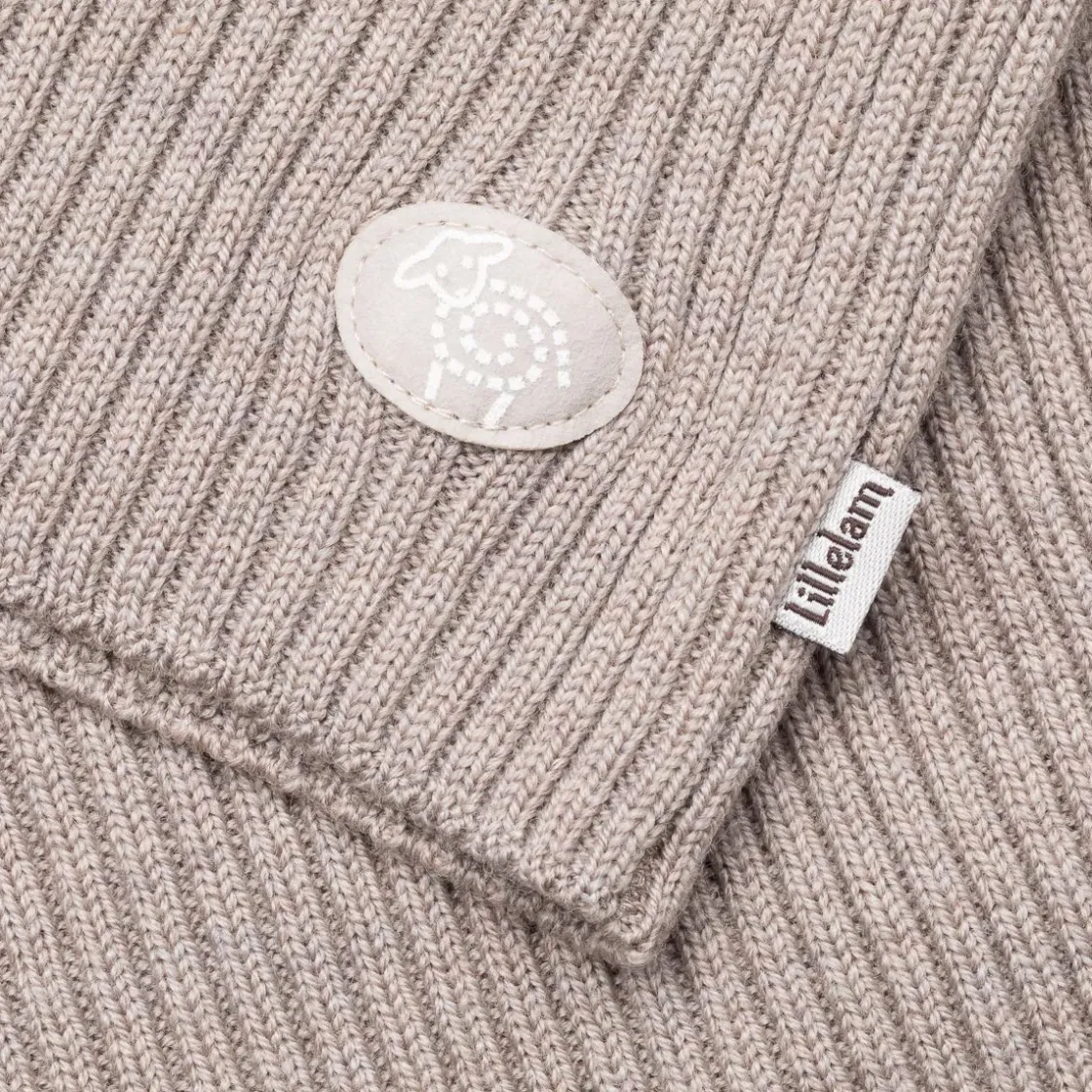 Discount ribbet ullgenser til barn, beige Ullgensere Jente 3-10 År | Ullgensere Gutt 3-10 År